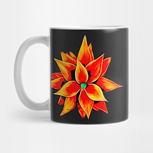 Agave in orange and yellow Mug